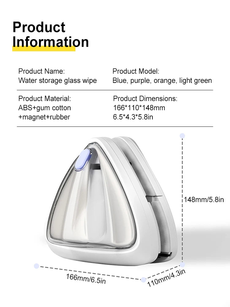 Double Sided Magnet Windows Cleaner