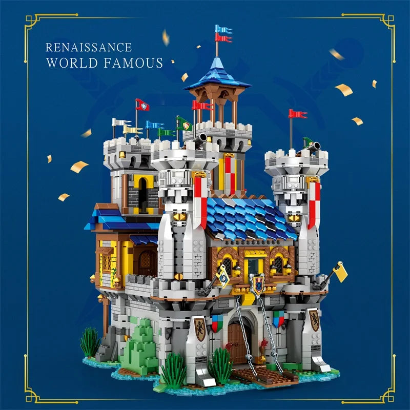 Reobrix Medieval Castle Building Blocks 2599pcs