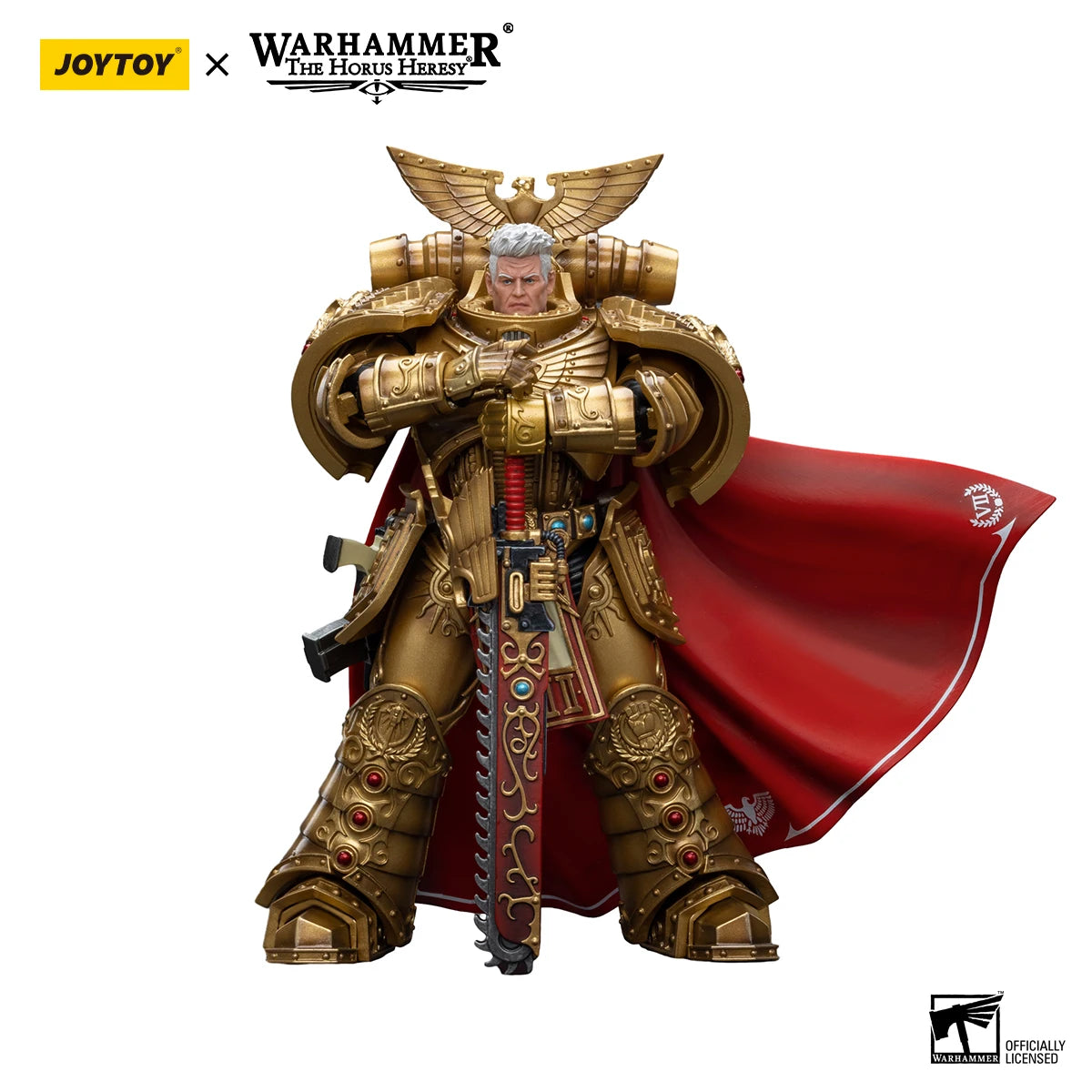JOYTOY Warhammer 40k 1/18 Action Figures Imperial Fists Rogal Dorn, Primarch of the Vllth Legion
