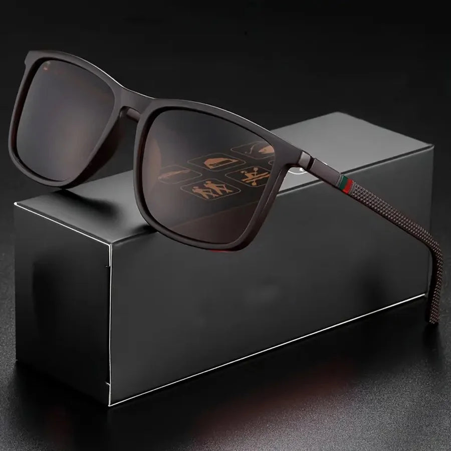 Classic Square Sunglasses Comfortable Lightweight
