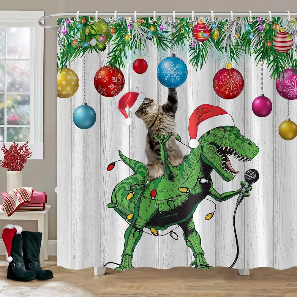 Funny Cat Shower Curtain