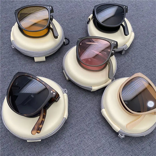 Folding UV sunglasses