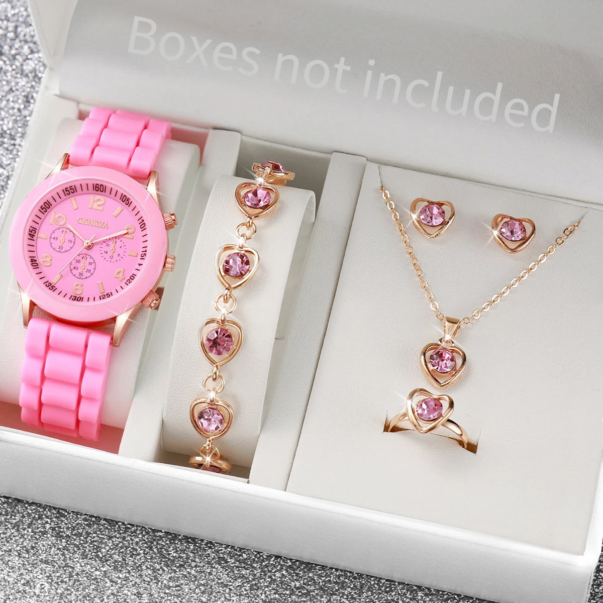 Women Watches Jewelry Set