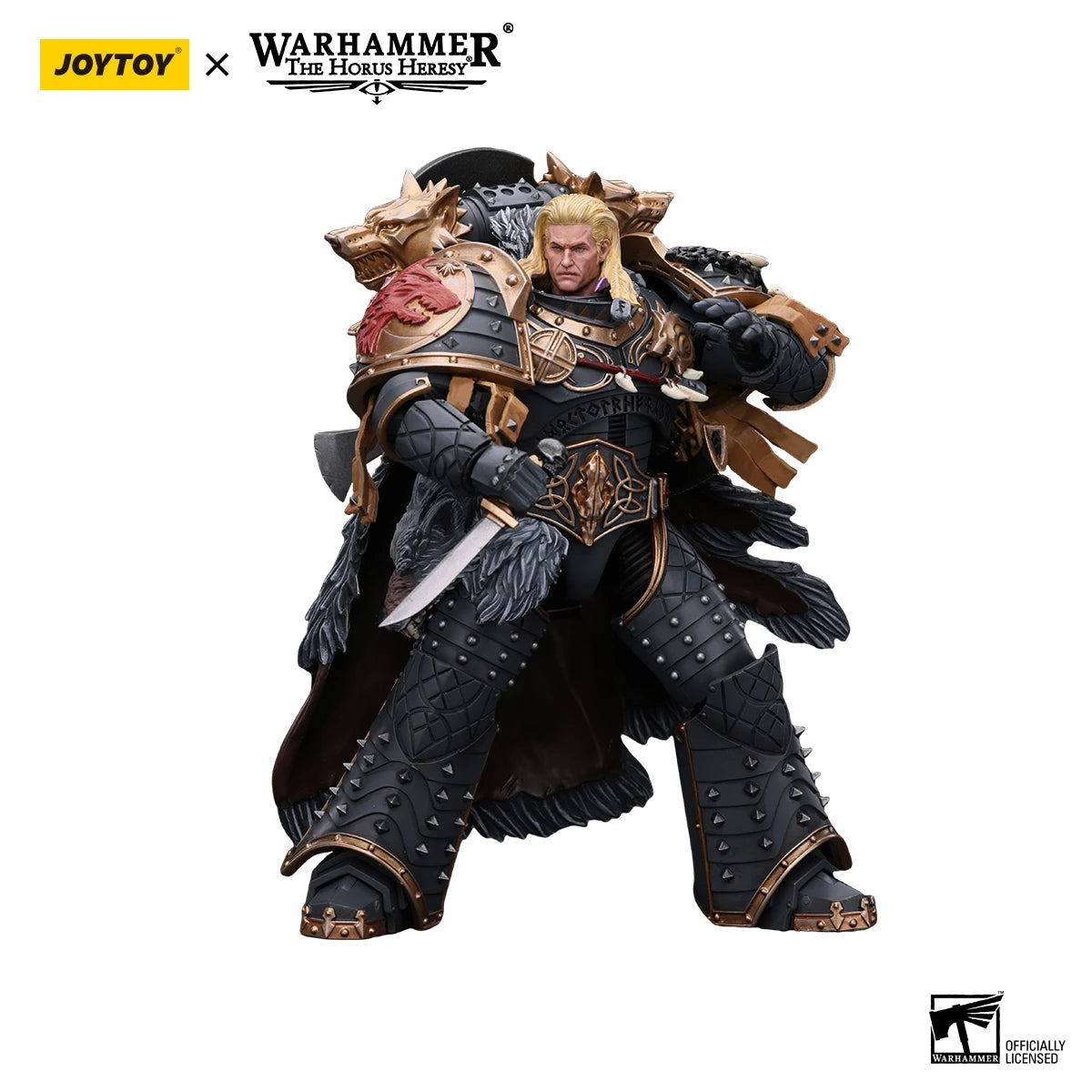 JOYTOY Warhammer 40k 1/18 Action Figures Space Wolves Leman Russ Primarch of the VIth Legion