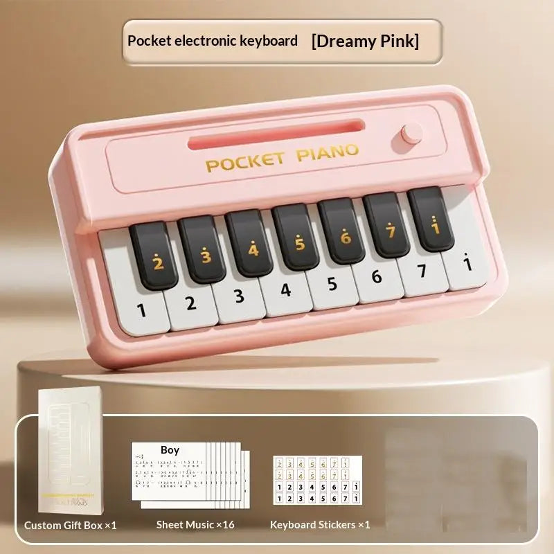 Mini Electronic Piano Portable 15 Keys