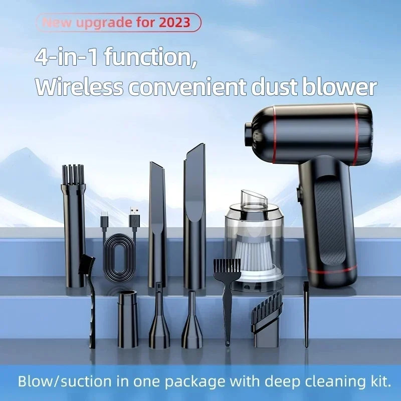 PK Xiaomi 1600000Pa 5 in1 Wireless Automobile Vacuum Cleaner