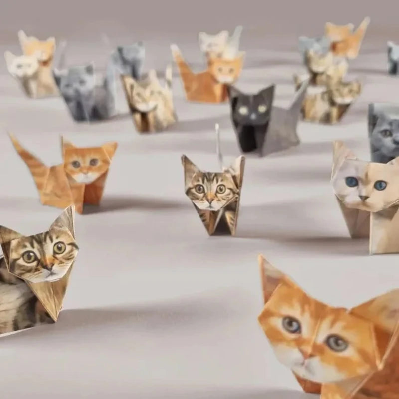 DIY Origami Paper Handmade Animals 50 Sheets