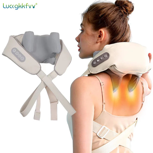 Deep Tissue Shiatsu Neck Back Massagers with Heat