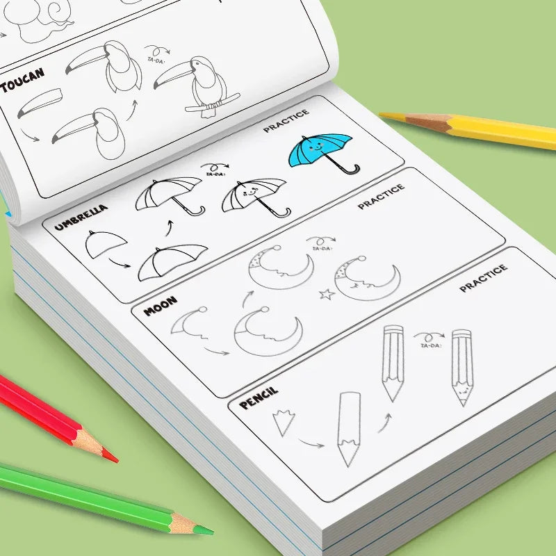 Art Learning Book - How to Draw Everything with Simple Steps