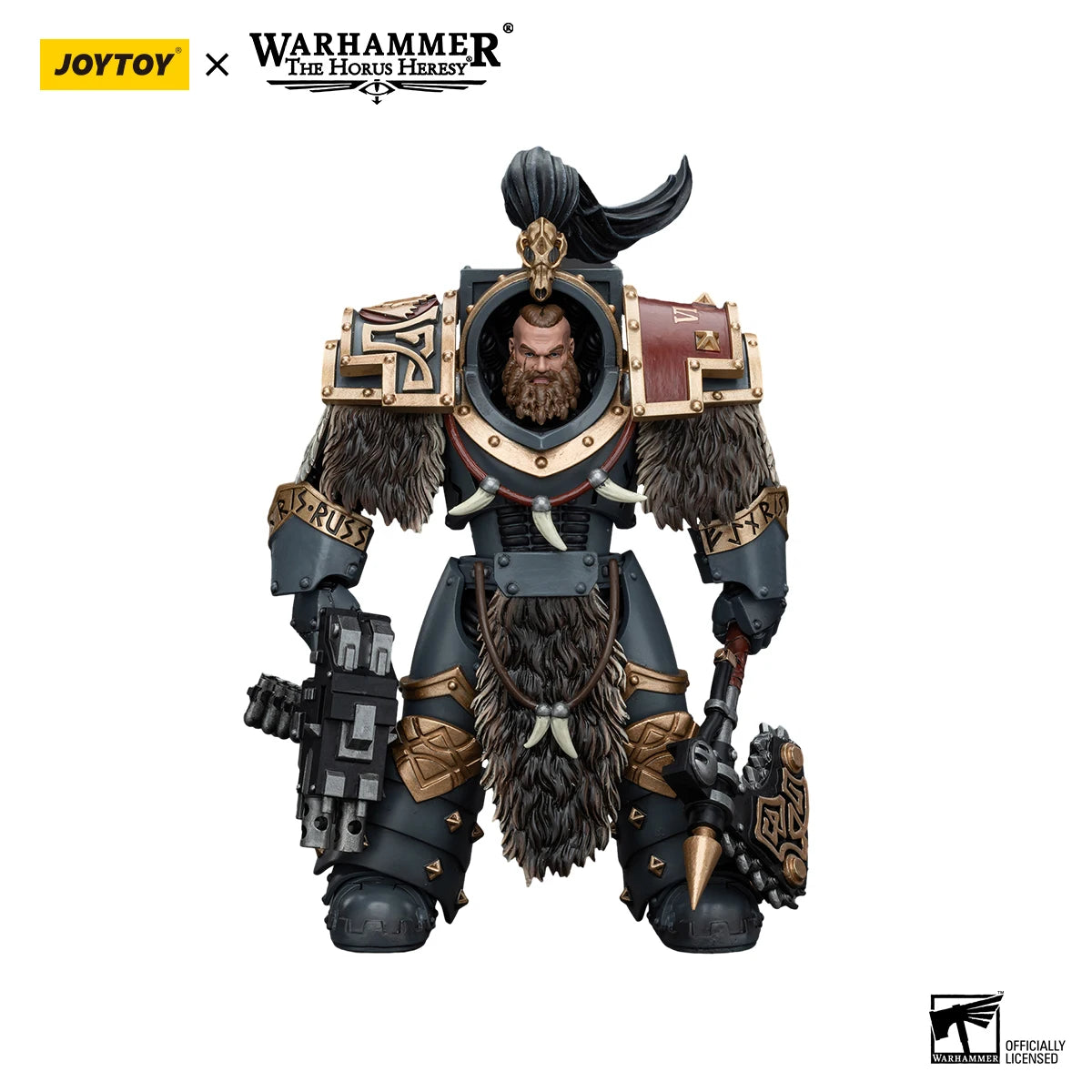 JOYTOY Warhammer 40k 1/18 Action Figures Space Wolves Varagyr Wolf Guard Squad