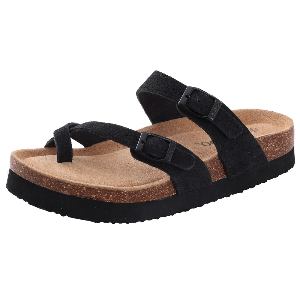 Classic Cork Clogs Suede Sandals With Arch Support