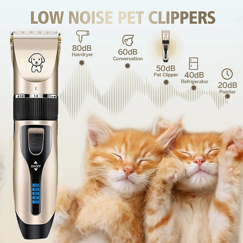 Professional Pet Rechargeble Cordless Glooming Set