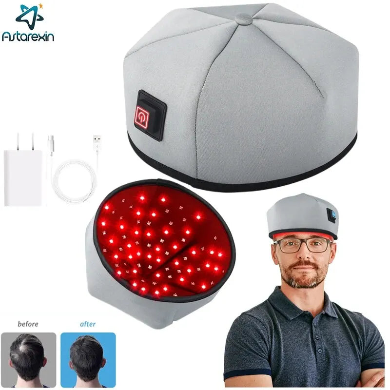 Hair Growth Cap LED Red Light Therapy Devices Anti Hair Loss