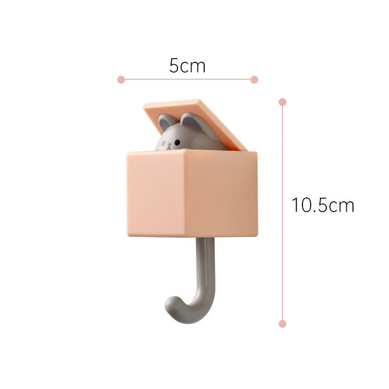 Wall Animal Decorative Hooks Cat Hooks