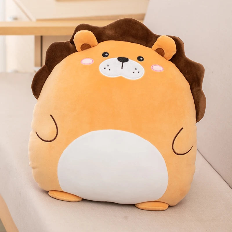 2-in-1 Animals Flannel Blanket Plush 40cm