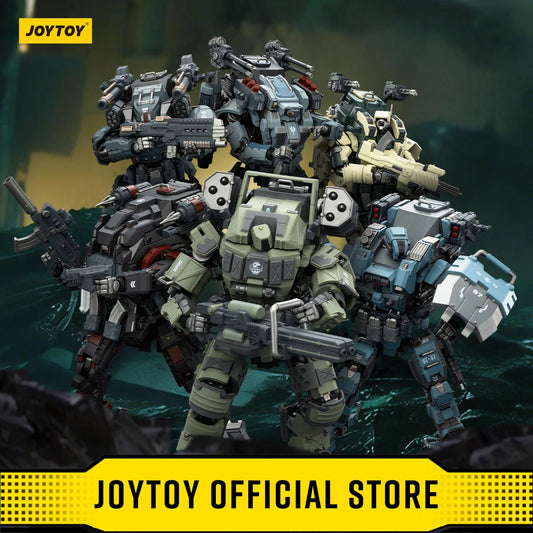 JOYTOY Dark Source 1/25 Action Figures APOC Series Annihilator Falcon Iron Assault Bedrock Sentence Storm Dauntless Mech