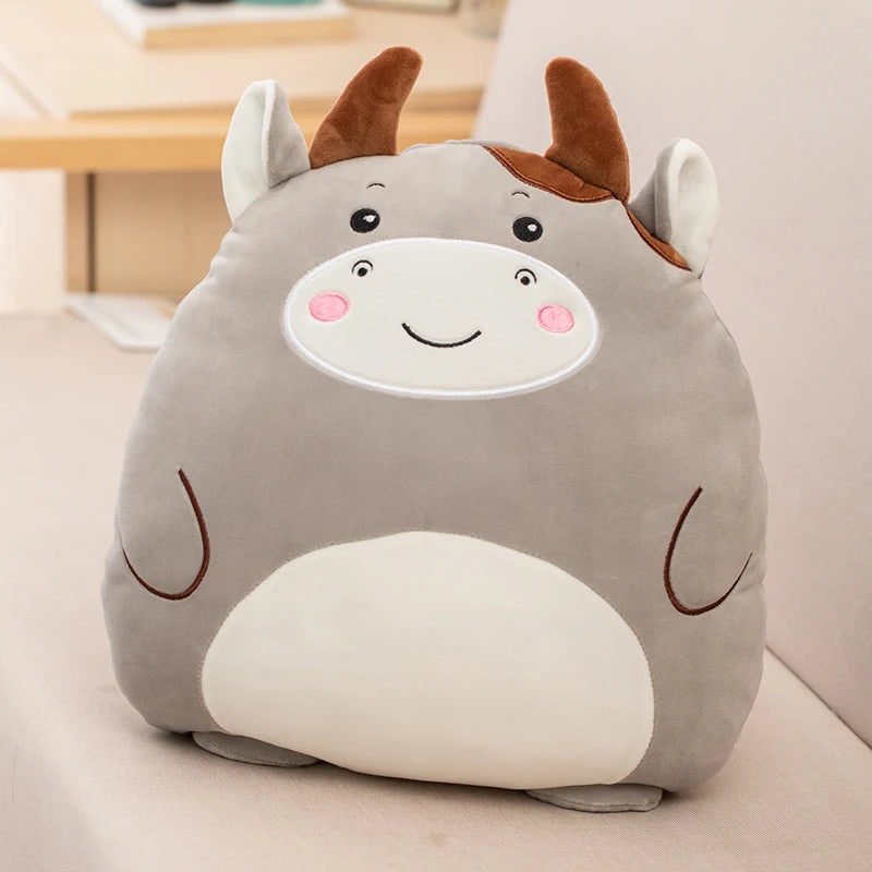 2-in-1 Animals Flannel Blanket Plush 40cm