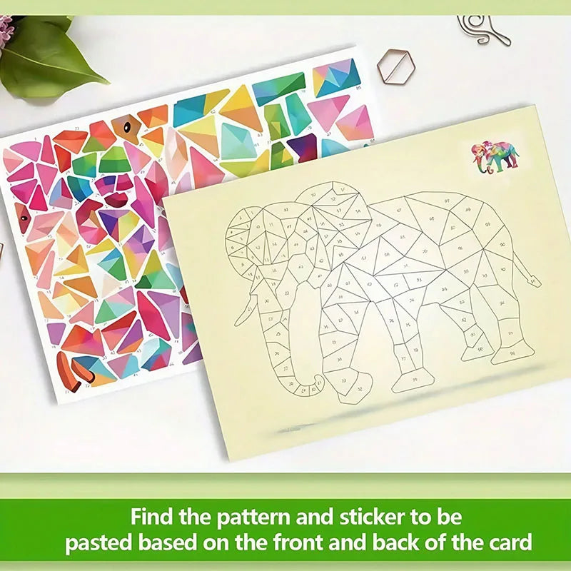 3D Effect Jigsaw Puzzle Stickers