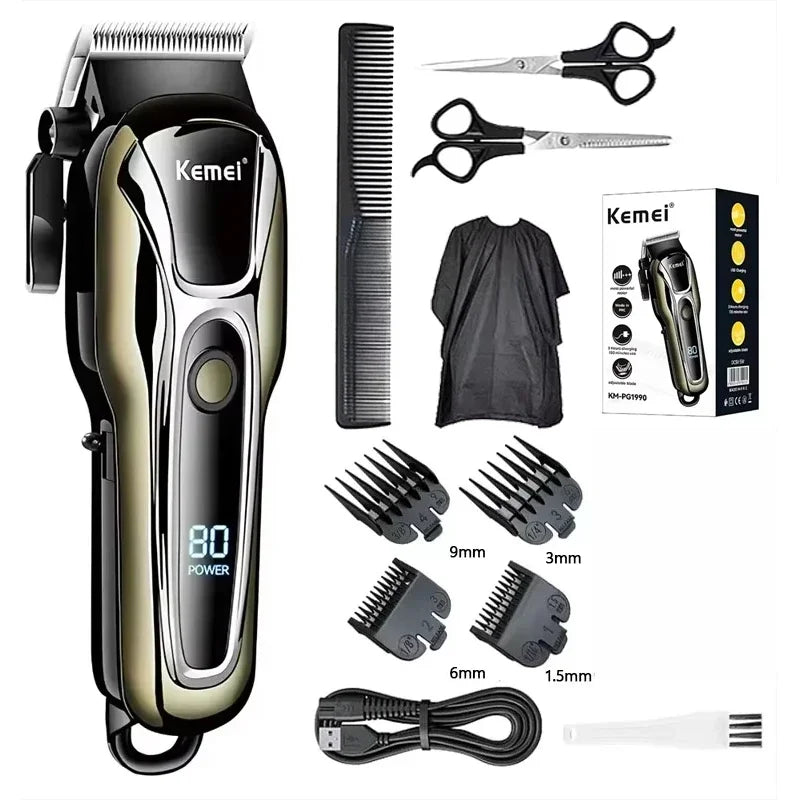 Kemei PG1990A Rechargeable Hair Clipper