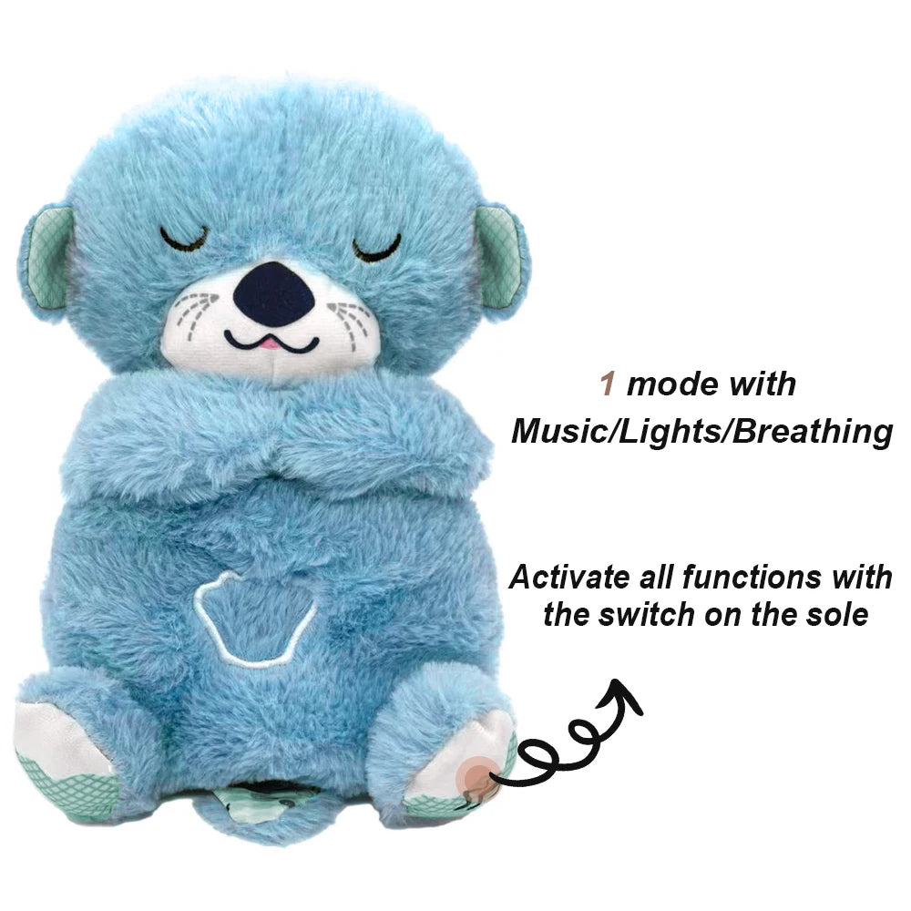 Breathing Bear Baby Soothing Otter Plush