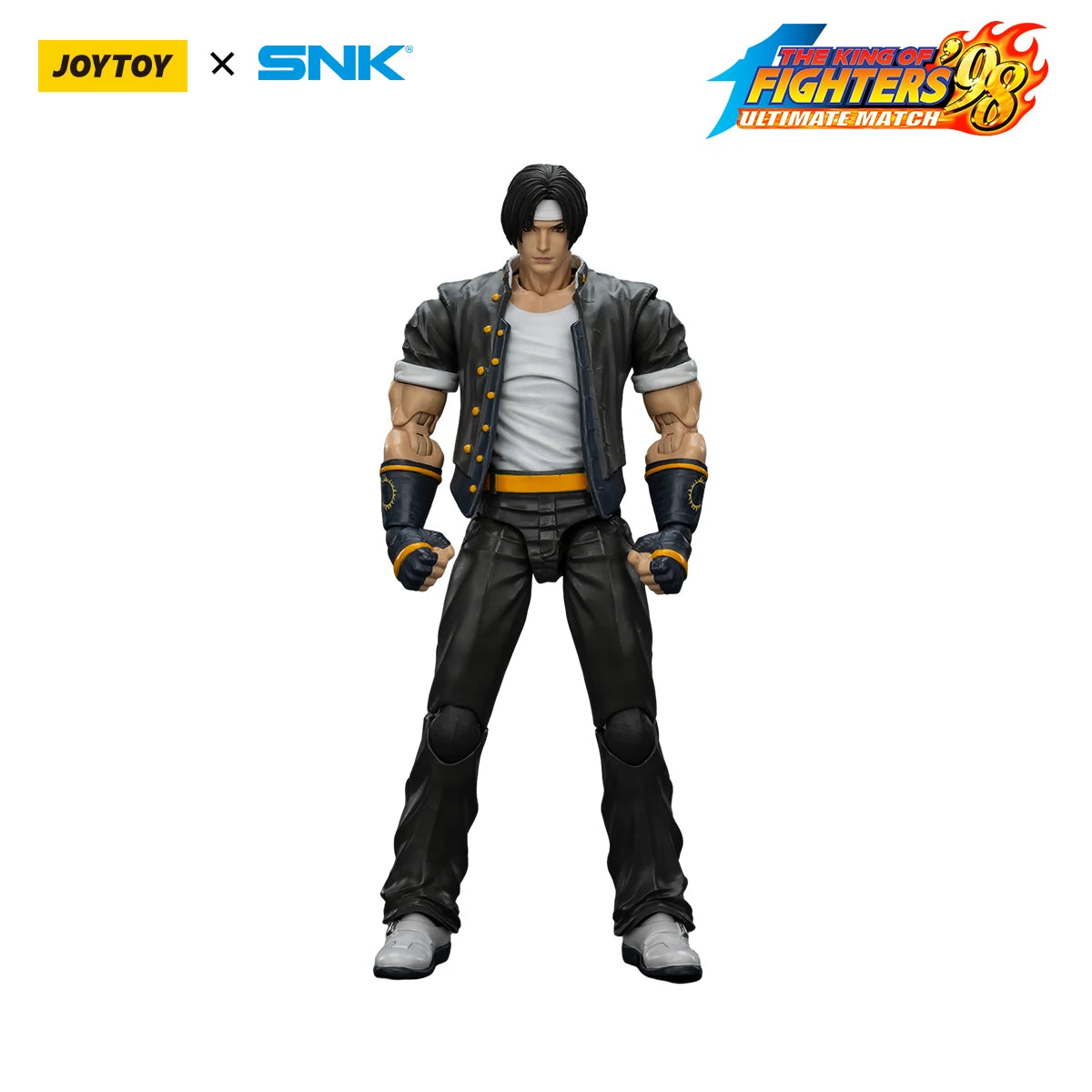 JOYTOY SNK 1/18 Action Figures KOF 98UM Hero Team Kyo Kusanagi Goro Daimon Benimaru Nikaido