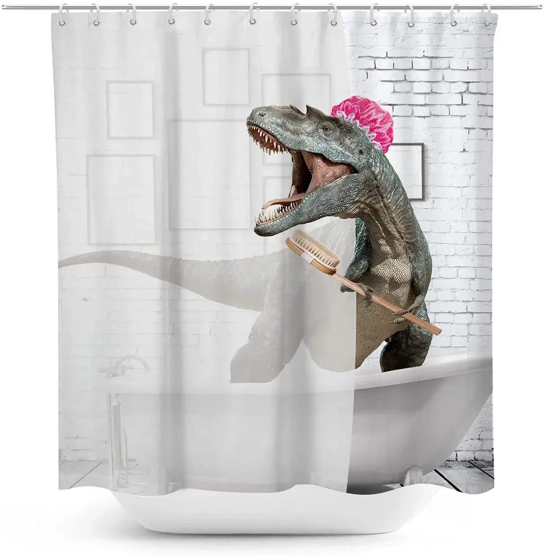 Funny Cat Shower Curtain