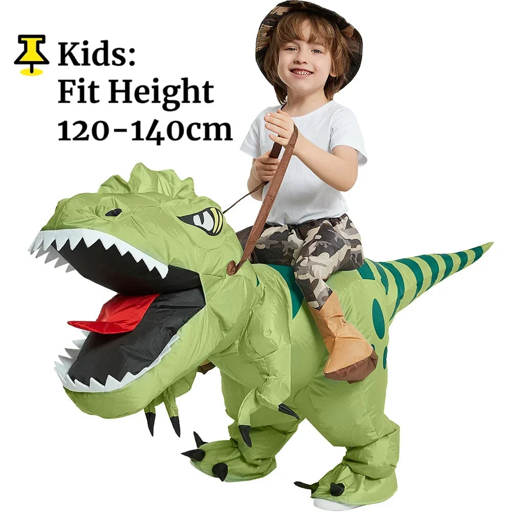 Inflatable Dinosaur Velociraptor Costume