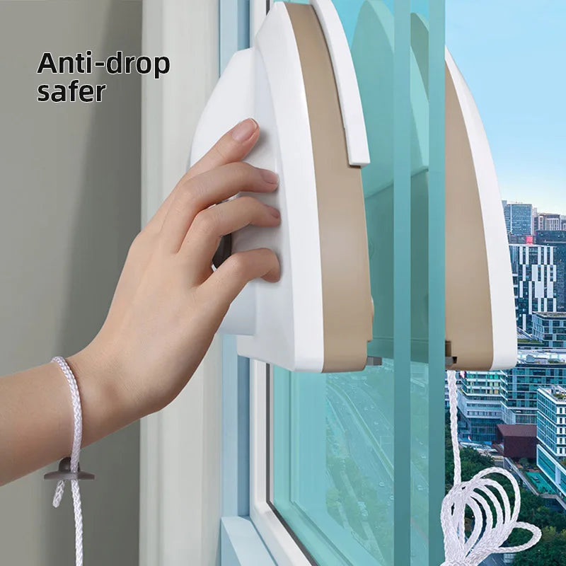 Magnetic Window Cleaner Brush Automatic Water Discharge