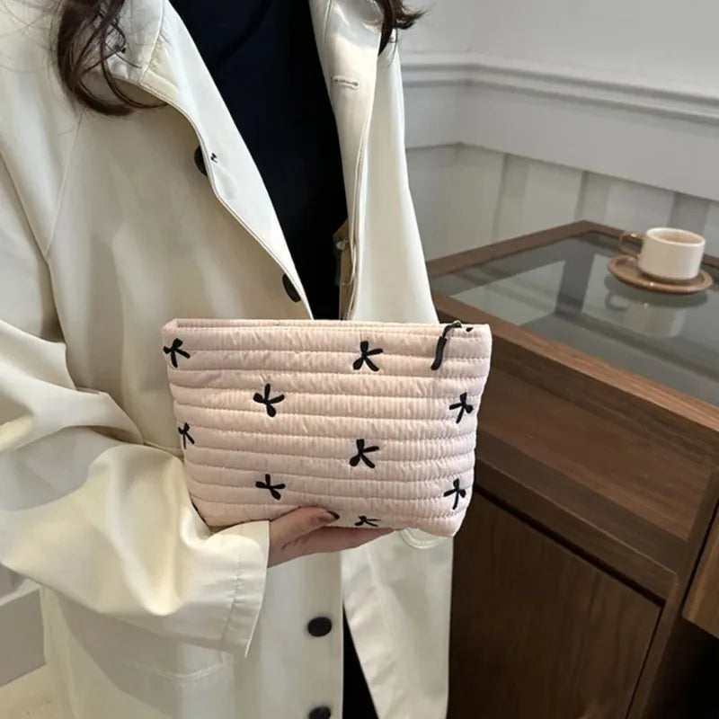 Cute Cosmetic Bag with Zipper Large Capacity