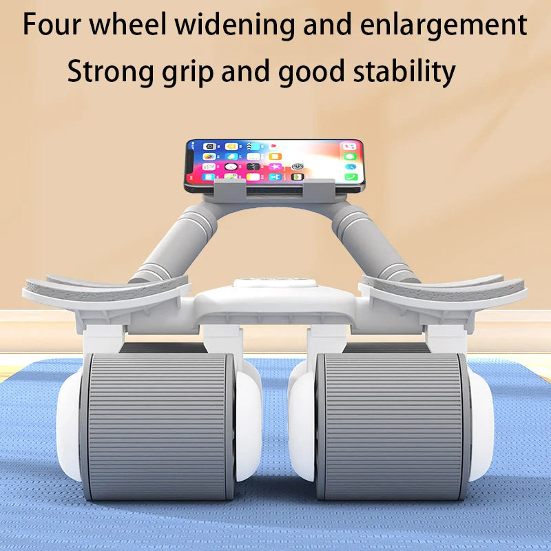 Four Wheel Elbow Support Abdominal Fitness Equipment