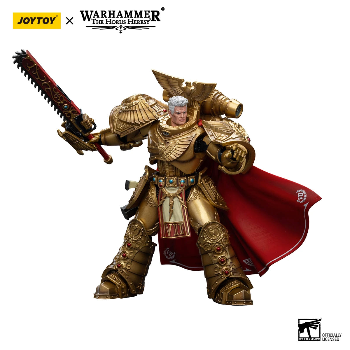 JOYTOY Warhammer 40k 1/18 Action Figures Imperial Fists Rogal Dorn, Primarch of the Vllth Legion