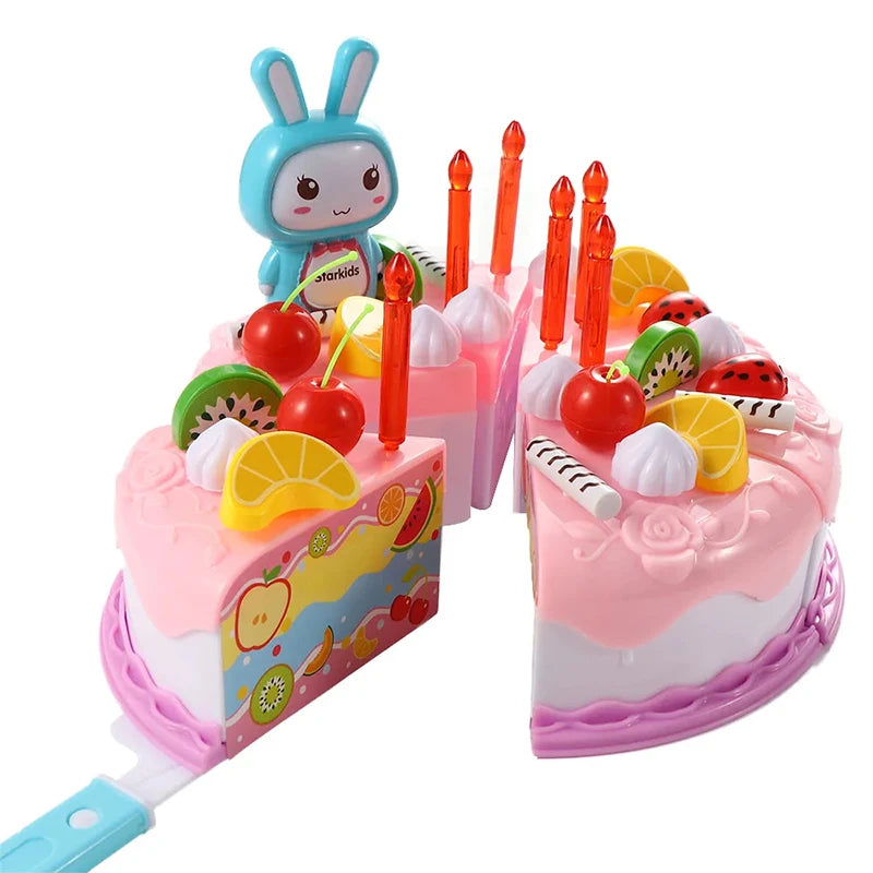 Kitchen Toys Plastic Cutting Food