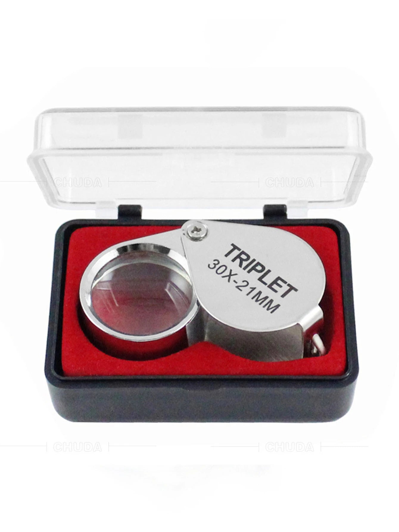 10-30X gold/silver 3 piece jewelry/reading magnifying glass