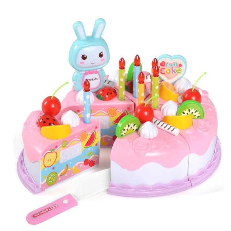 Kitchen Toys Plastic Cutting Food