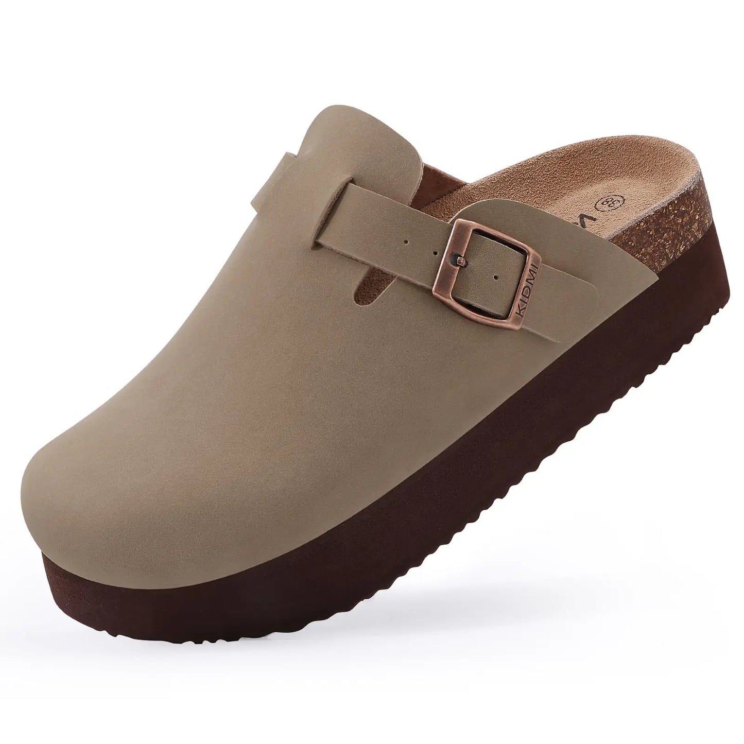 Classic Cork Clogs Suede Sandals With Arch Support