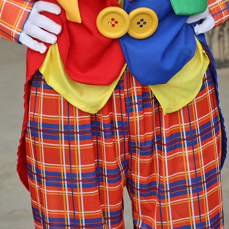 Circus Clown Jumpsuit Carnival Party Cosplay