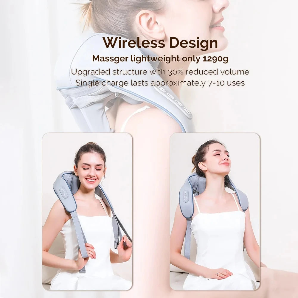 Wireless Trapezius Neck Back Massager