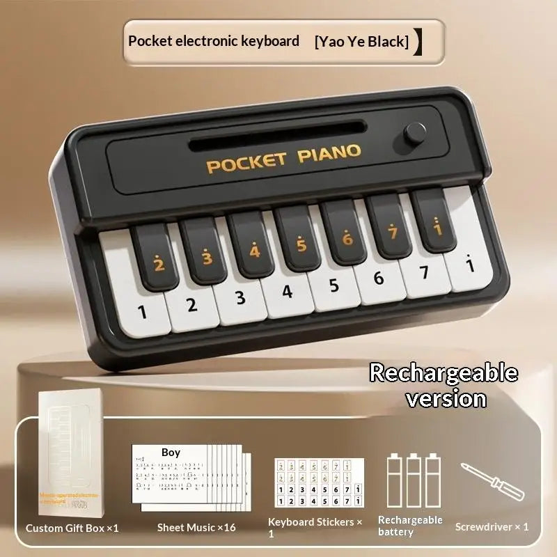 Mini Electronic Piano Portable 15 Keys