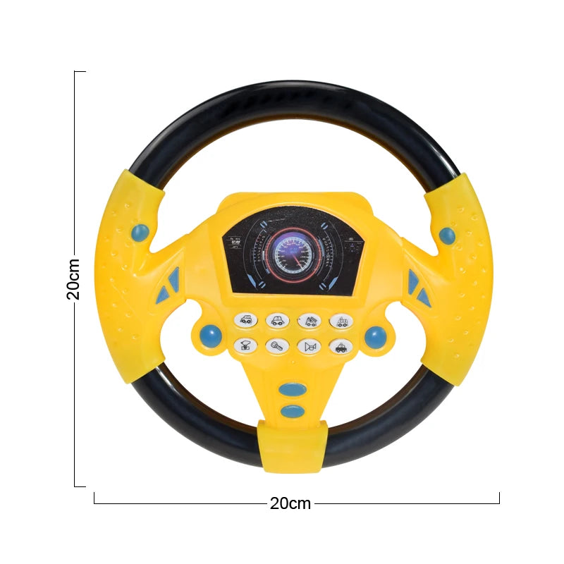 Steering Wheel Toy with Light Sound