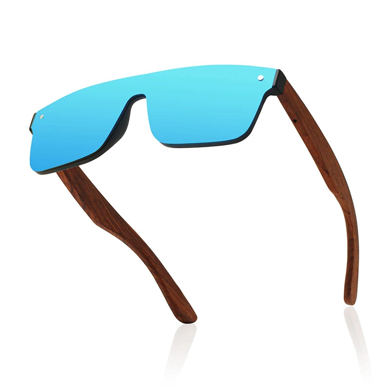 Oi Wood Sunglasses For Men Women Polarized Sunglasses For Men Square Anti Glare Driver Mirror Sun Glasses Women UV400