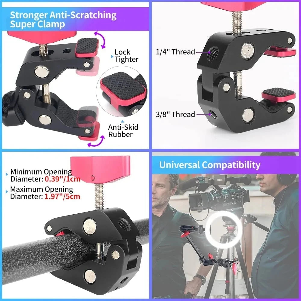 Camera Magic Arm with Super Clip Bracket for Smartphone