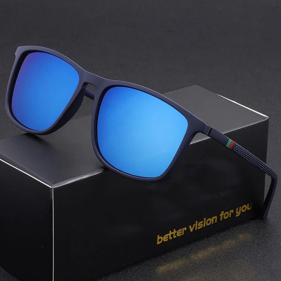 Classic Square Sunglasses Comfortable Lightweight