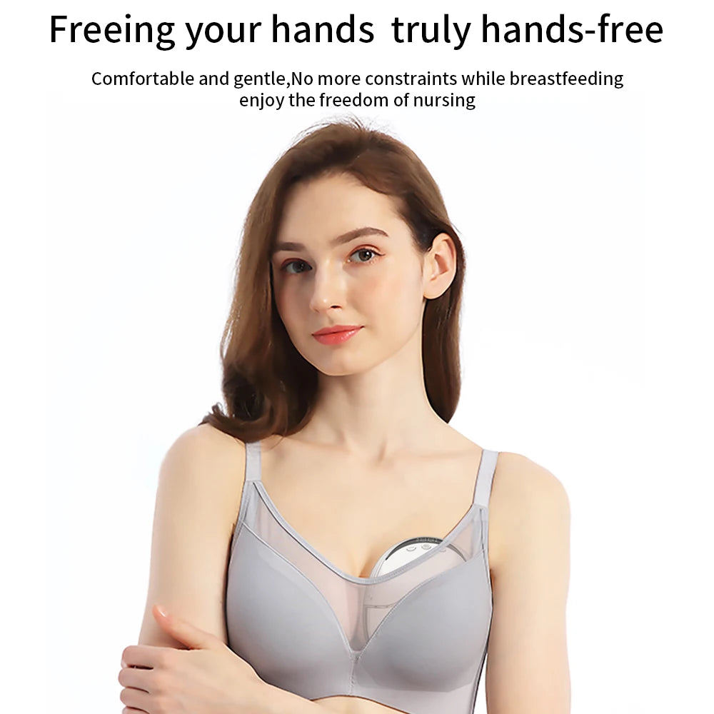 Wearable Lightweight Electric Breast Pump Hands Free