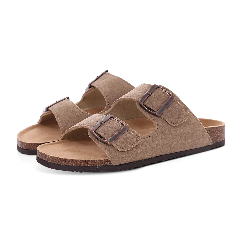 Classic Cork Clogs Suede Sandals With Arch Support