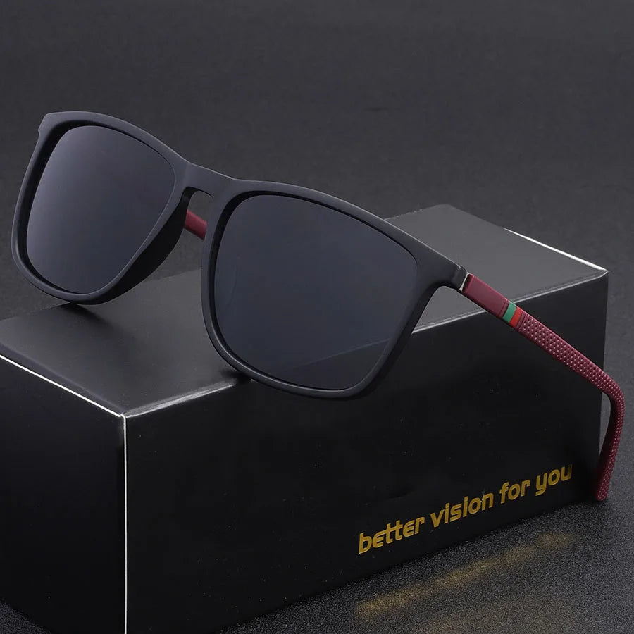 Classic Square Sunglasses Comfortable Lightweight