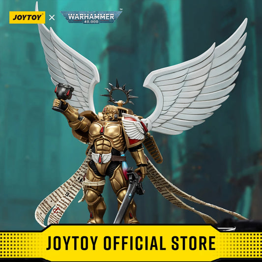 JOYTOY Warhammer 40k 1/18 Action Figures Blood Angels The Sanguinor with Encarmine Broadsword