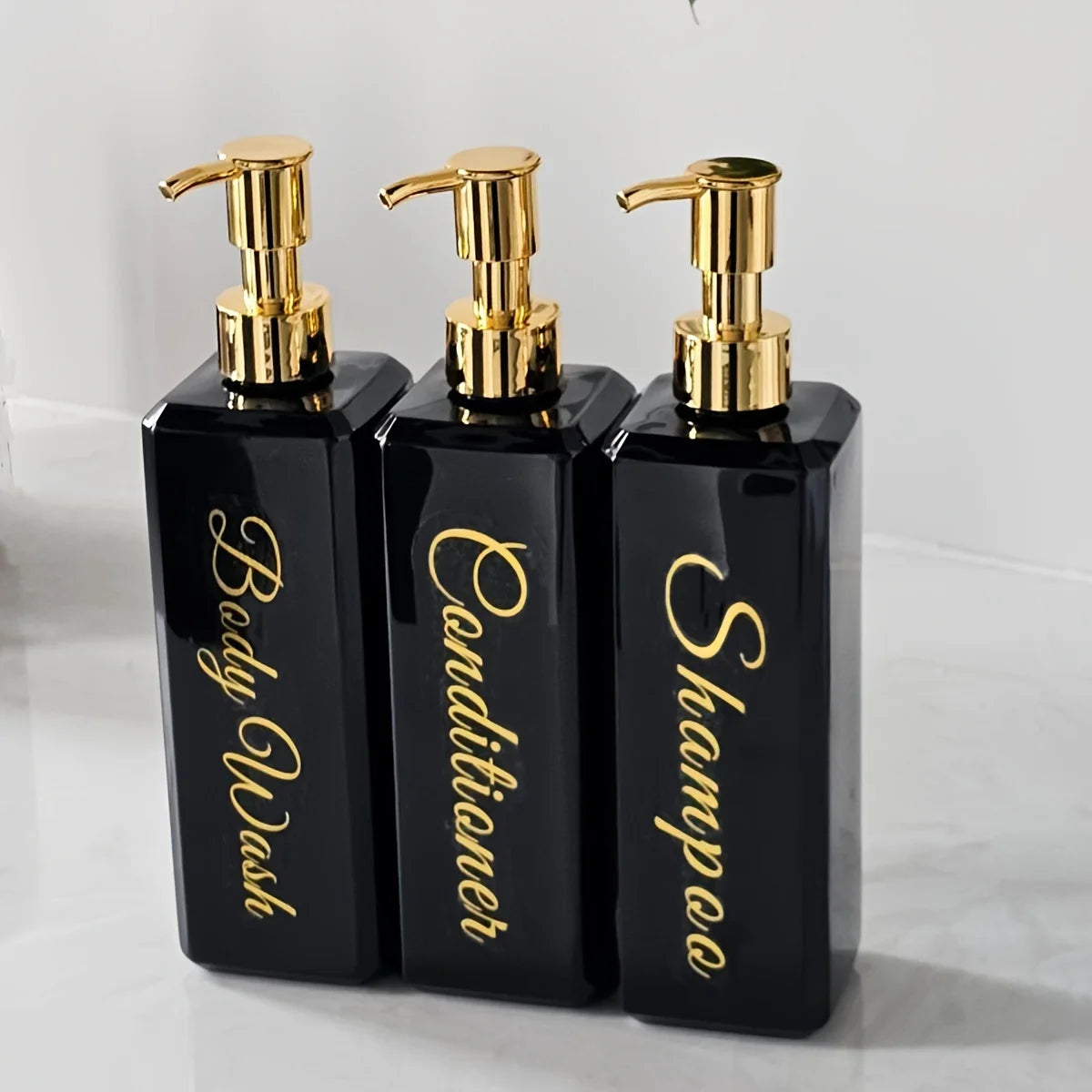 3pcs Refillable Dispenser Bottles with Pump