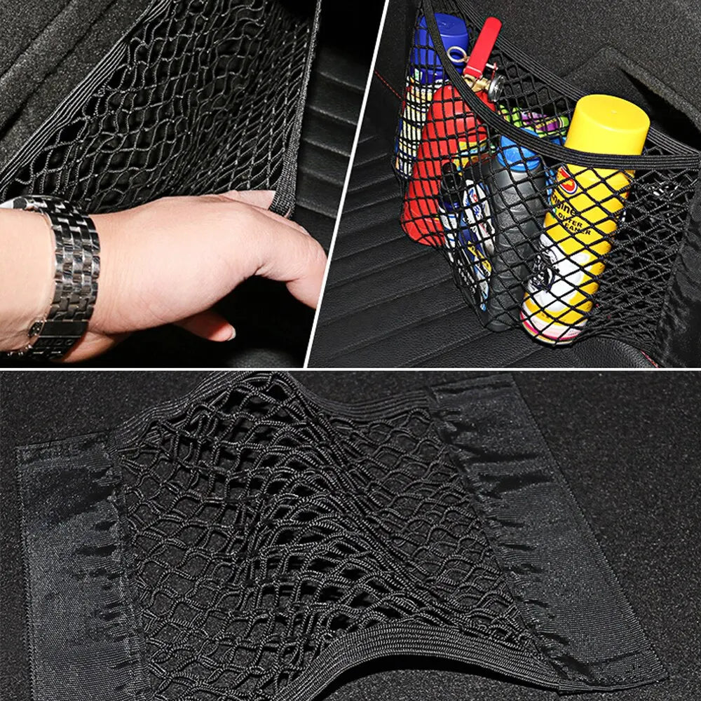 Car Back Rear Mesh Trunk Seat Elastic String Net