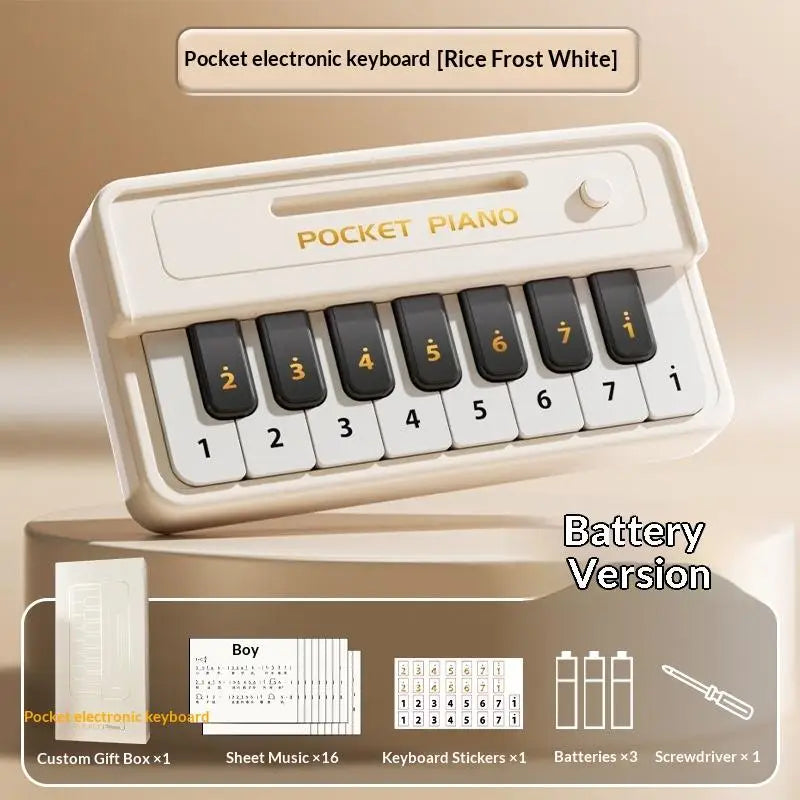Mini Electronic Piano Portable 15 Keys