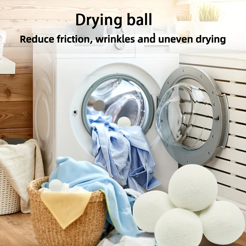 1/3/6PCS Wool Dryer Balls